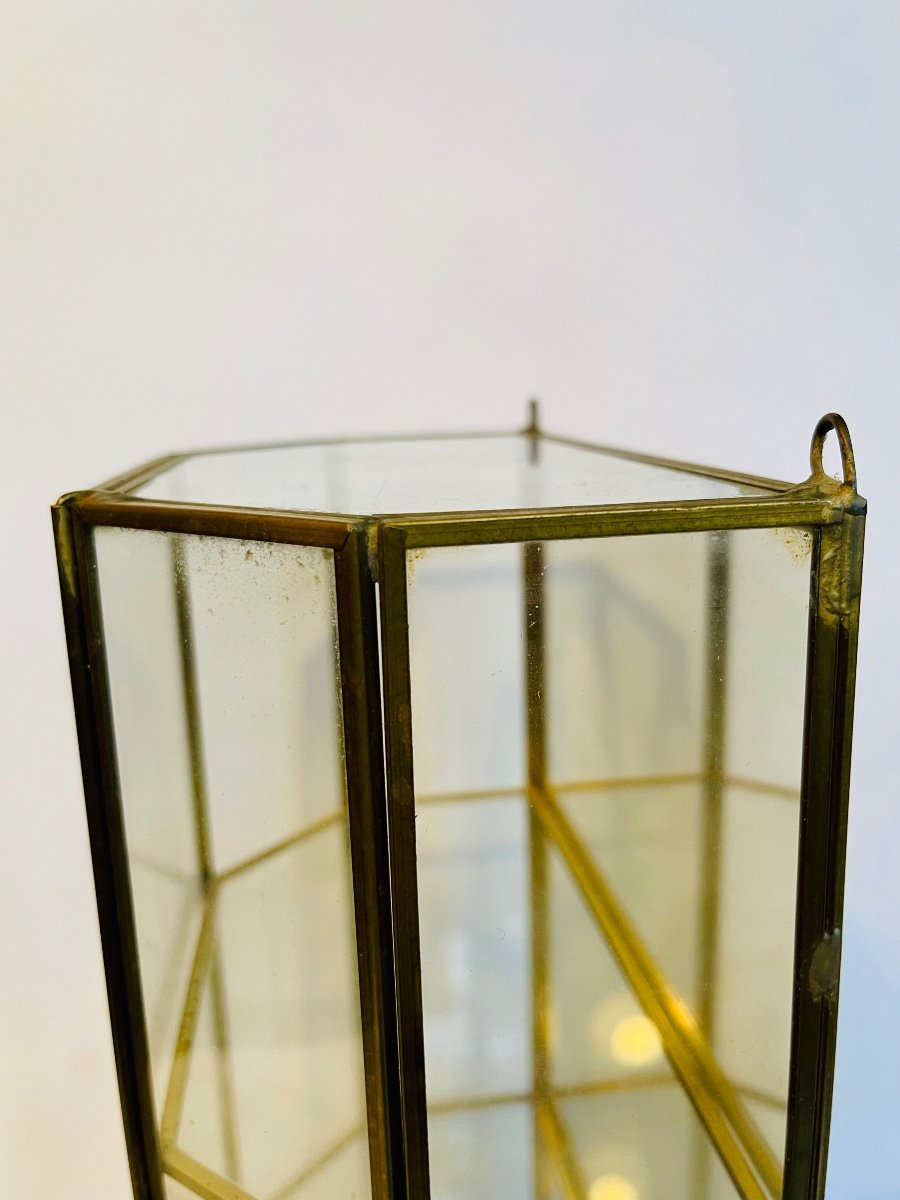 Vitrine Verre Et Laiton -photo-2